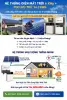 Hệ thống điện mặt trời Hybrid 6kw lưu trữ 32kwh